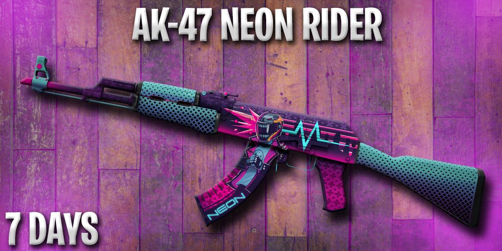 realcsgomercy's tweet photo. 💰AK-47 NEON RIDER💰
✅RT + Follow @realcsgomercy  
✅Like + subscribe https://t.co/KZjuMoUaPB  (Proof)

⏳Rolling in 7 days
#csgo #csgogiveaway #giveaway https://t.co/ImLewqgOoT