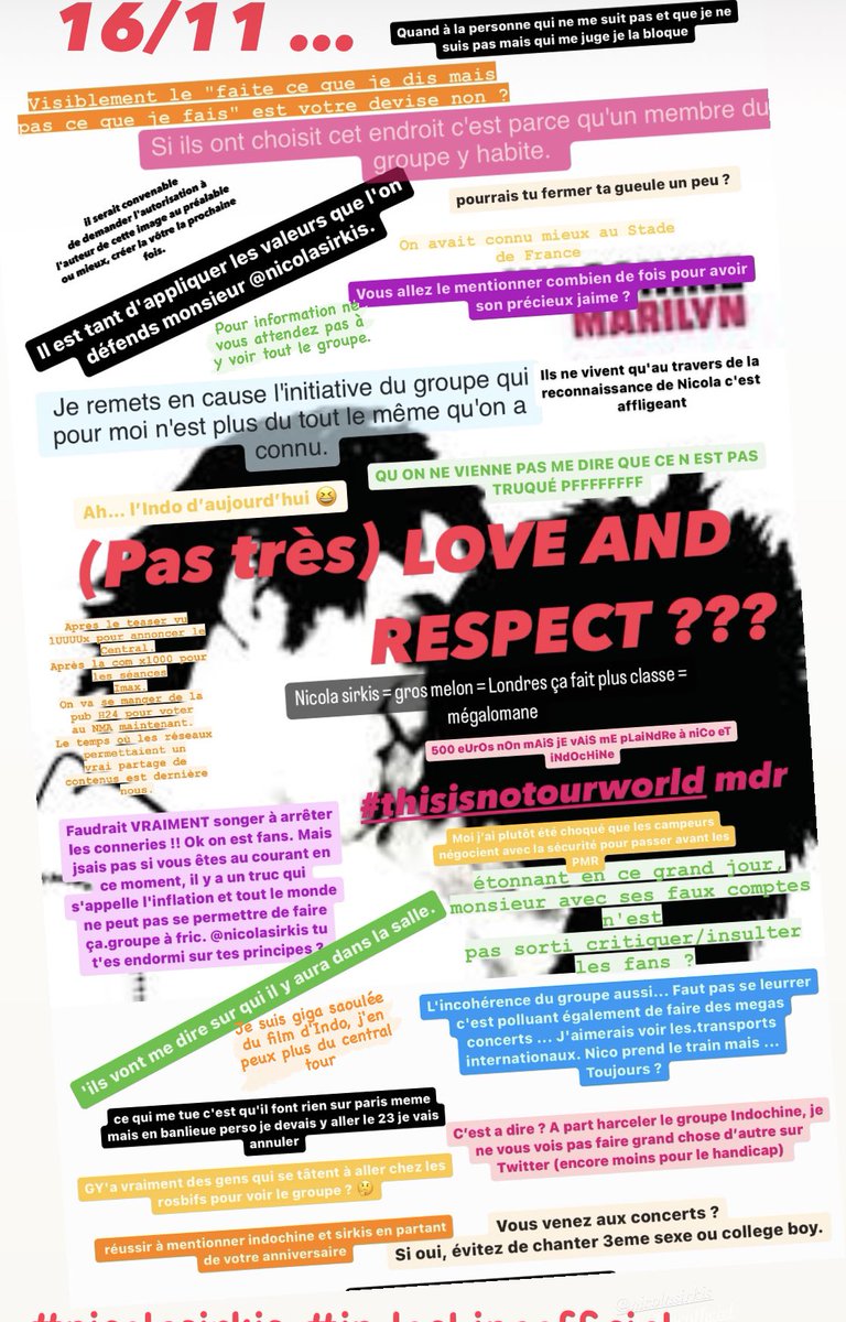 JMIndochine's tweet photo. 16 novembre 
#journeeinternationaledelatolerance

Pas très LOVE AND RESPECT tout ça… 

@nicolasirkis @oLidESaT_ @indochinetwitt https://t.co/KZT7oxwyYL