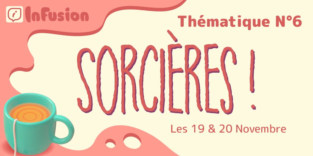 🍵 Bonsoir à tous et à toutes ! 

Infusion revient pour vous jouer un mauvais tour ! 
Remettez Mariah Carrey dans sa boite car ce week-end c'est thématique Sorcières chez twitch.tv/infusion_inc_