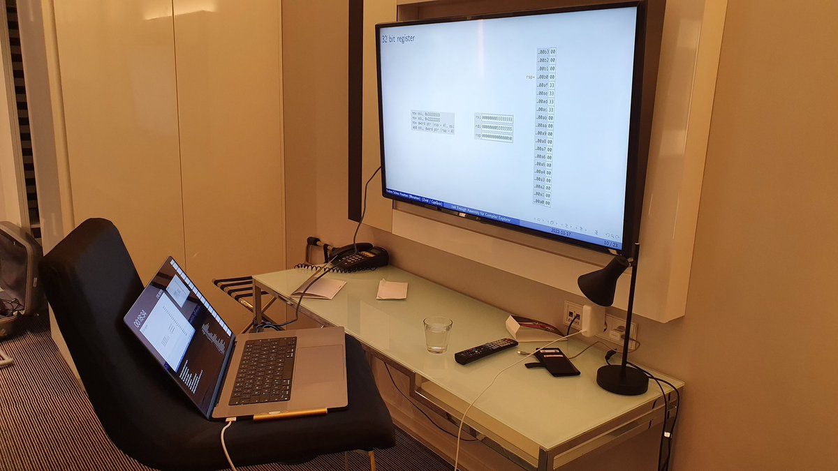 knatten's tweet photo. Conference trick: Bring an hdmi cable so you can practice your talk in your hotel room! https://t.co/2FODEn6AJZ