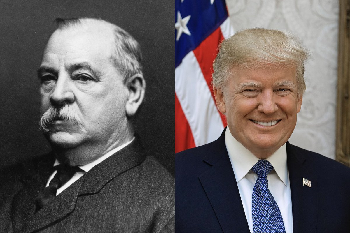 _jonathanliu_'s tweet image. Will Trump pull a Grover Cleveland in 2024? And while Cleveland won the popular vote 3 times, will Trump become the first president to serve 2 non-consecutive terms despite losing the popular vote 3 times?