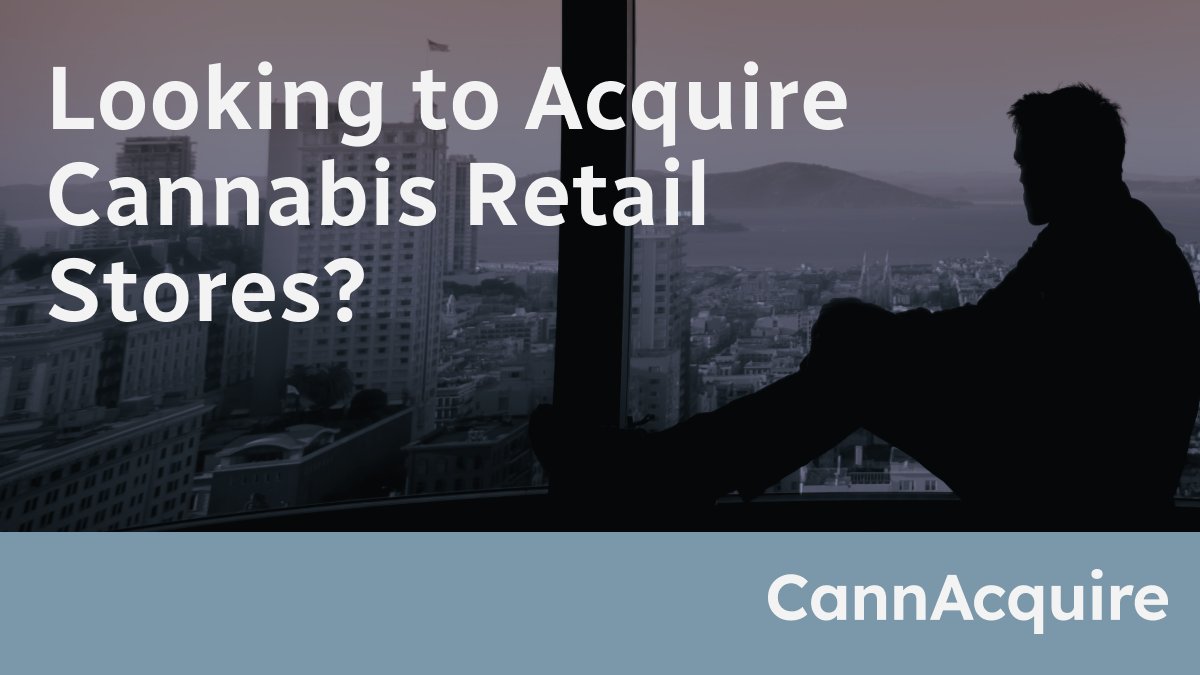 CannAcquire will matchmake you with cannabis retail owners looking to sell their stores. Move fast. Work with a trusted source.  The world's first cannabis retail acquisition marketplace.
Be the first to sign up: cannacquire.io/acquirer
#cannabisindustry #selling #buying