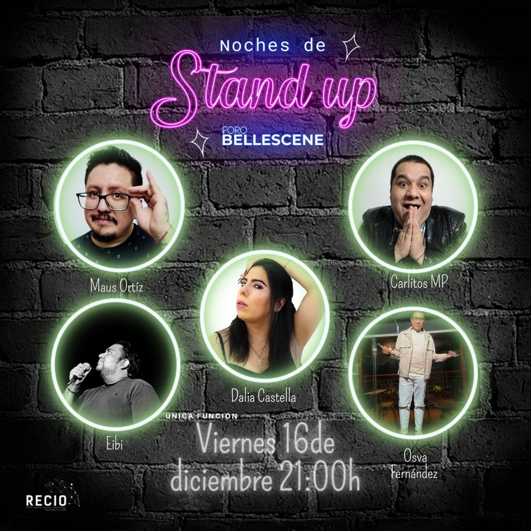 ForoBellescene's tweet photo. Noches de stand up en Foro Bellescene
16 de diciembre 21:00 horas 
Con: Dalia Castella, Maus Ortiz, Carlitos MP, Osva Fernández y Eibi
Un show de stand up lleno de pura diversión!
🎟️taquilla y @boletopolis

#standup #daliacastella #MausOrtiz  #carlitosmp  #OsvaFernández y #EIBI https://t.co/A4NbIY6a7A