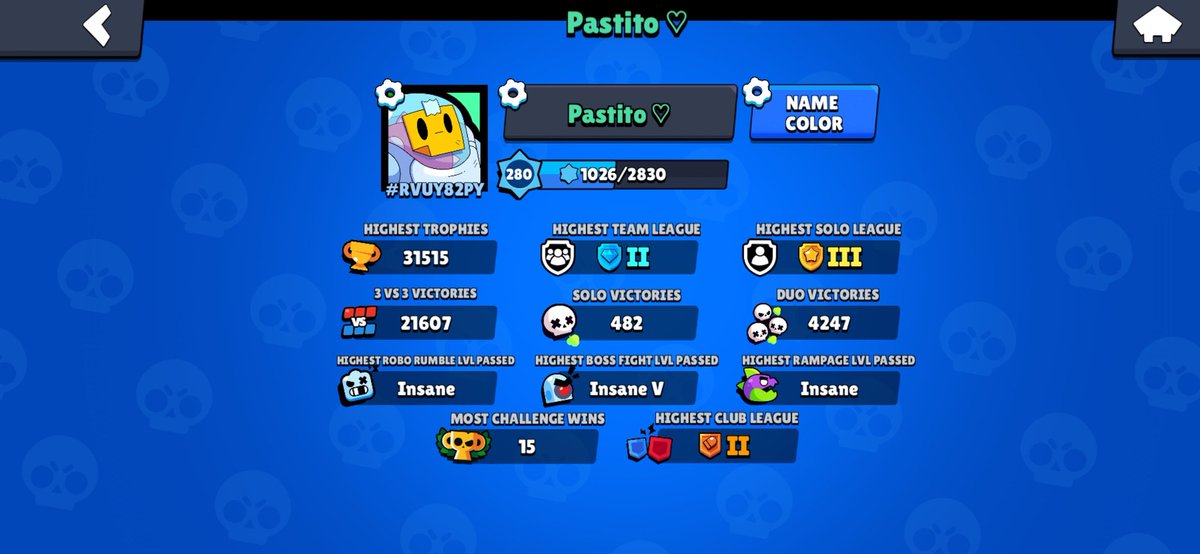 Holii, soy nueva en la comunidad de #BrawlStars

Busco gente para jugar que me tengan paciencia porque soy manquita, que me ayuden a mejorar y autosuperarme como jugadora 🥺

Se que tengo pocas copas pero estoy empezando, sean humildes 🥺
 #BuscoNovio