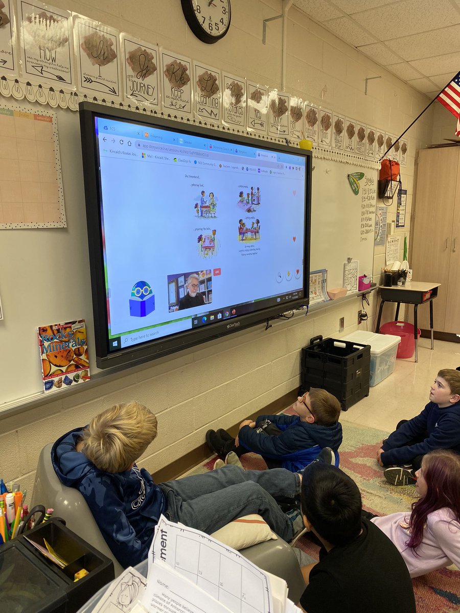 Loved our read aloud with @peterhreynolds on <a href="/storyvoicelive/">Storyvoice</a>! He writes and illustrates some of our favorites. 📚 <a href="/ChattahoocheeES/">Chattahoochee Elem</a>