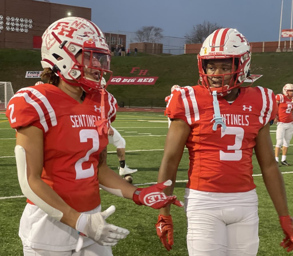 FH_Football's tweet photo. ⚠️ DANGER ⚠️

The #Sentinels have a ton of talent toting the rock — featuring a running back quartet of #2 Tavin Willis, #20 Tanner Wertz, #5 Mikey Allen, and #3 Jabril Daniels that has totaled over 2,600 yards with a 9.4 YPC average and 39 touchdowns on the ground this season. https://t.co/DR0FnDCHTa