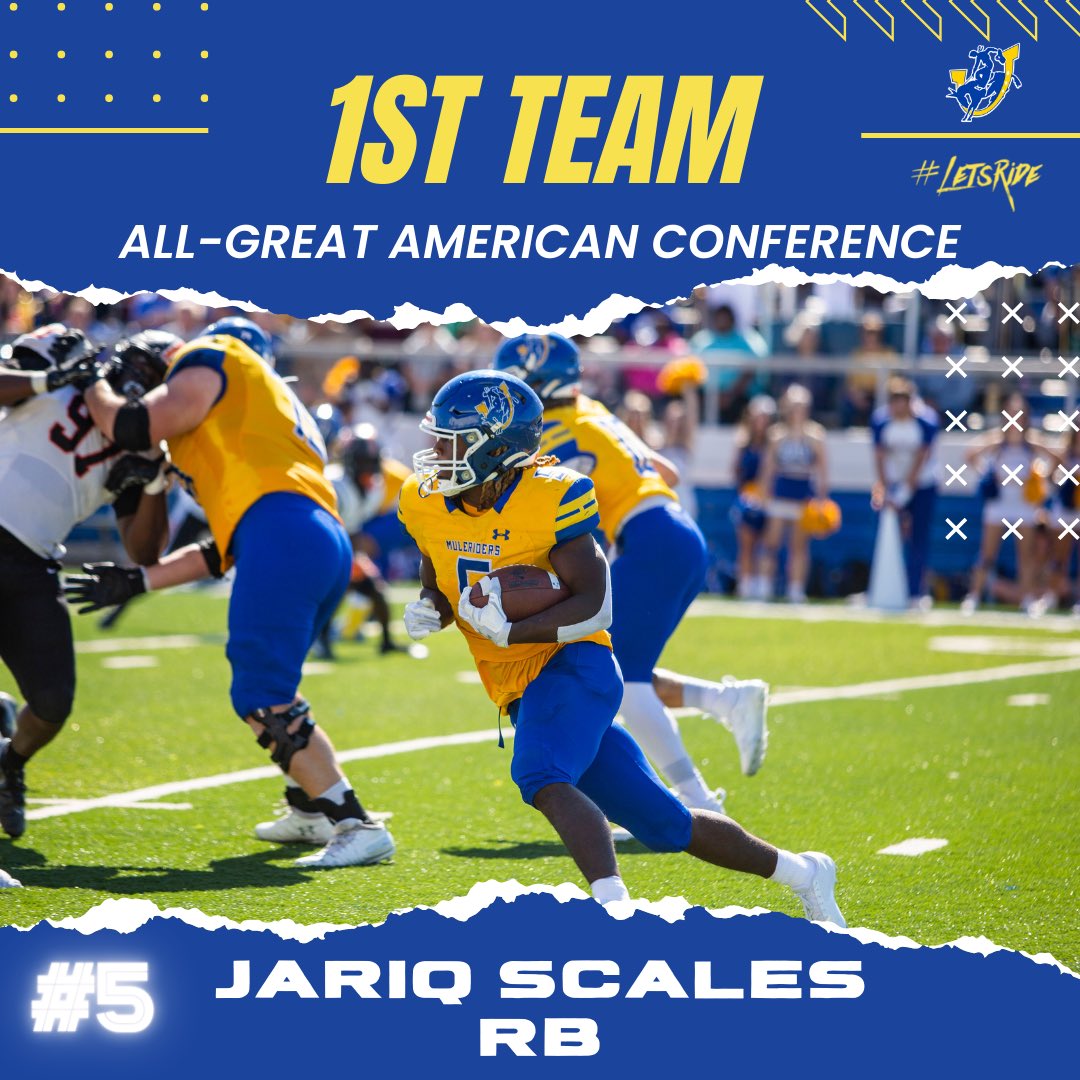 SAUFootball's tweet photo. CONGRATS to @JariqS3 being named to the 2022 ALL-GAC 1ST TEAM!! #BALLER #Back2BACK 🤙🏇 https://t.co/yKGF7rIt6Q