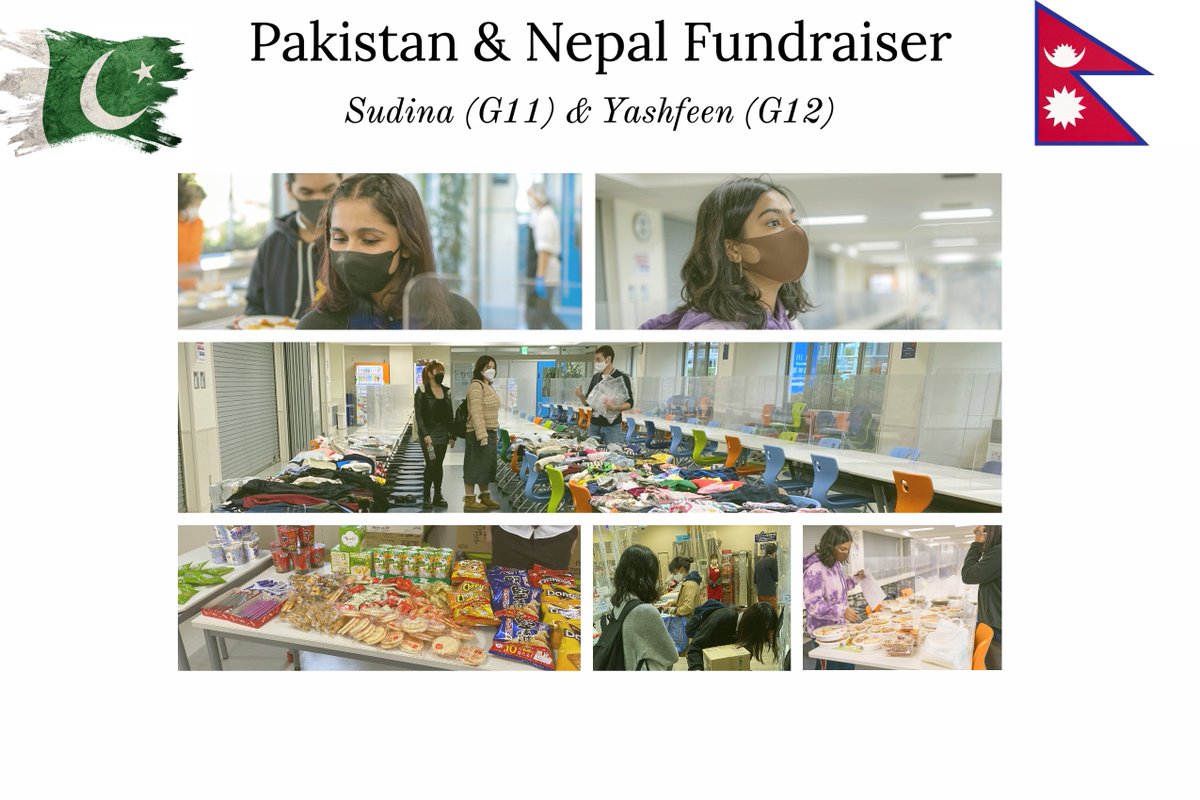 HorizonJapanIS's tweet image. Our students were able to raise a total of ¥170,000 which clearly exceeded their target amount (¥50,000)! 

Soon they will be sending the money to the organizations in Pakistan and assembling care packages for the slums in Nepal.
