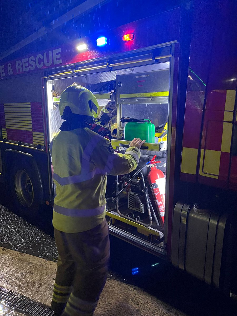 Our #volunteers are out at two #flooding incidents. Water diverted away to prevent it entering properties.#fire #firerescue