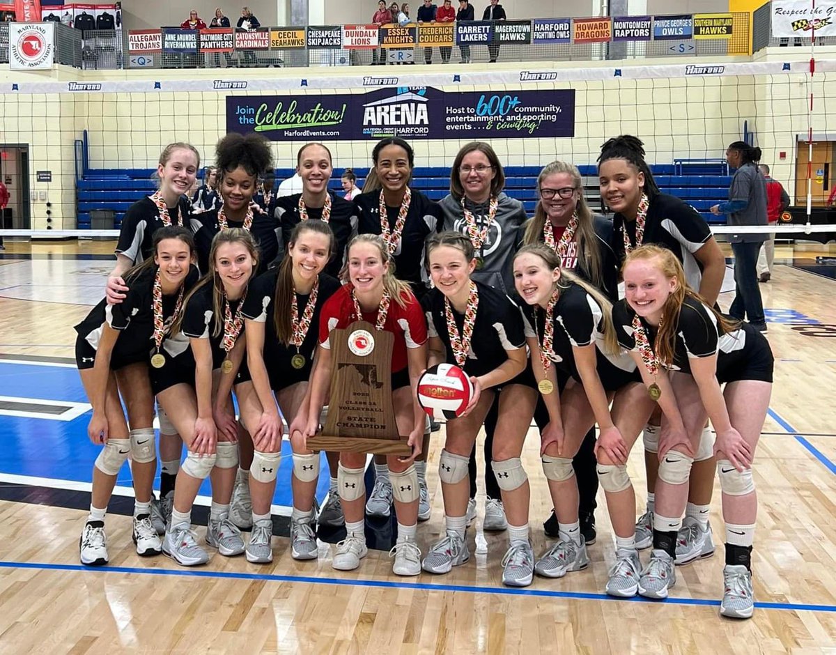 North Hagerstown Lady Hubs Volleyball: 
2022 Maryland 3A State Champions!!!! 🥇