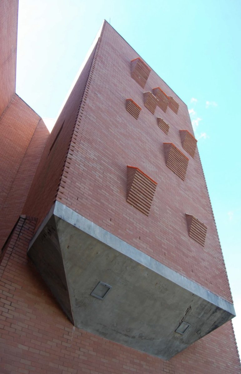 architext14's tweet photo. Rudolph’s Tuskegee church. Light through brick light scoops. Perspectives, studies vs. reality. https://t.co/5XHCshTplC