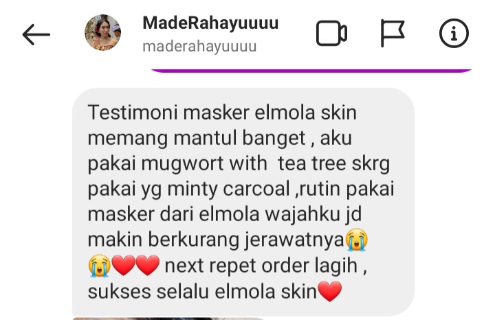 ElmolaSkin's tweet photo. Pagiiiii! Mimin mau bagiin sedikit cerita dari teman - teman yang pakai Elmola Skin nih😍💫 https://t.co/xGwnDch6oR