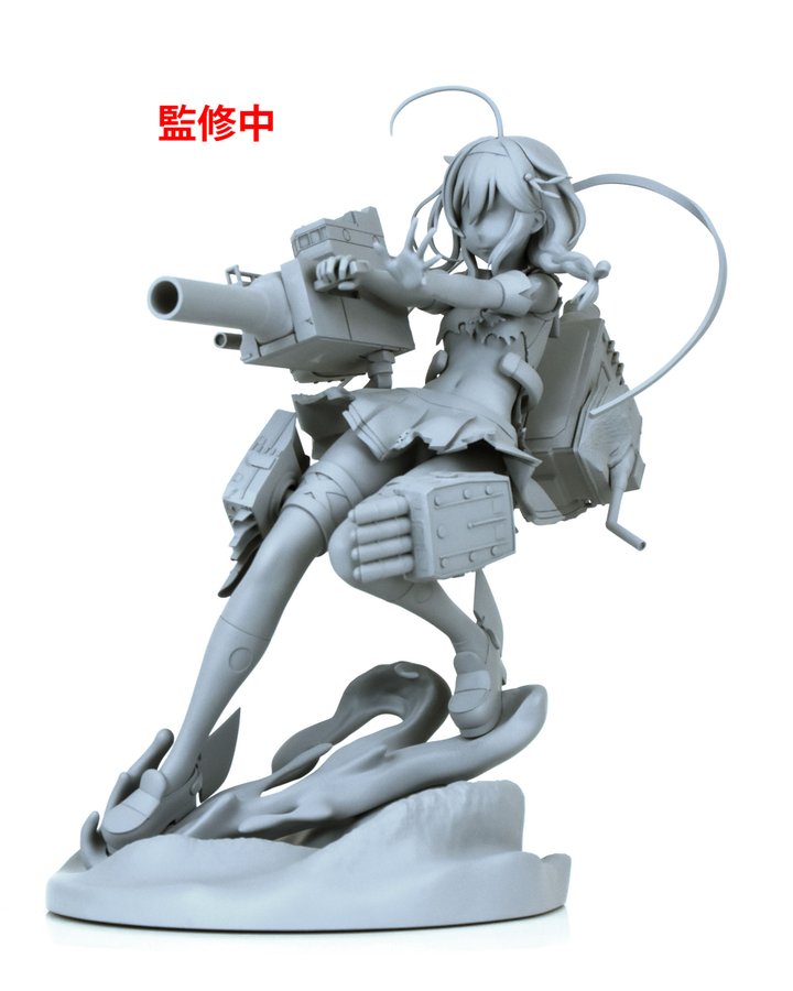 艦隊これくしょん 艦これ 時雨改二 決戦modeの監修中原型が公開 ベルファインで企画進行中 電撃ホビーウェブ