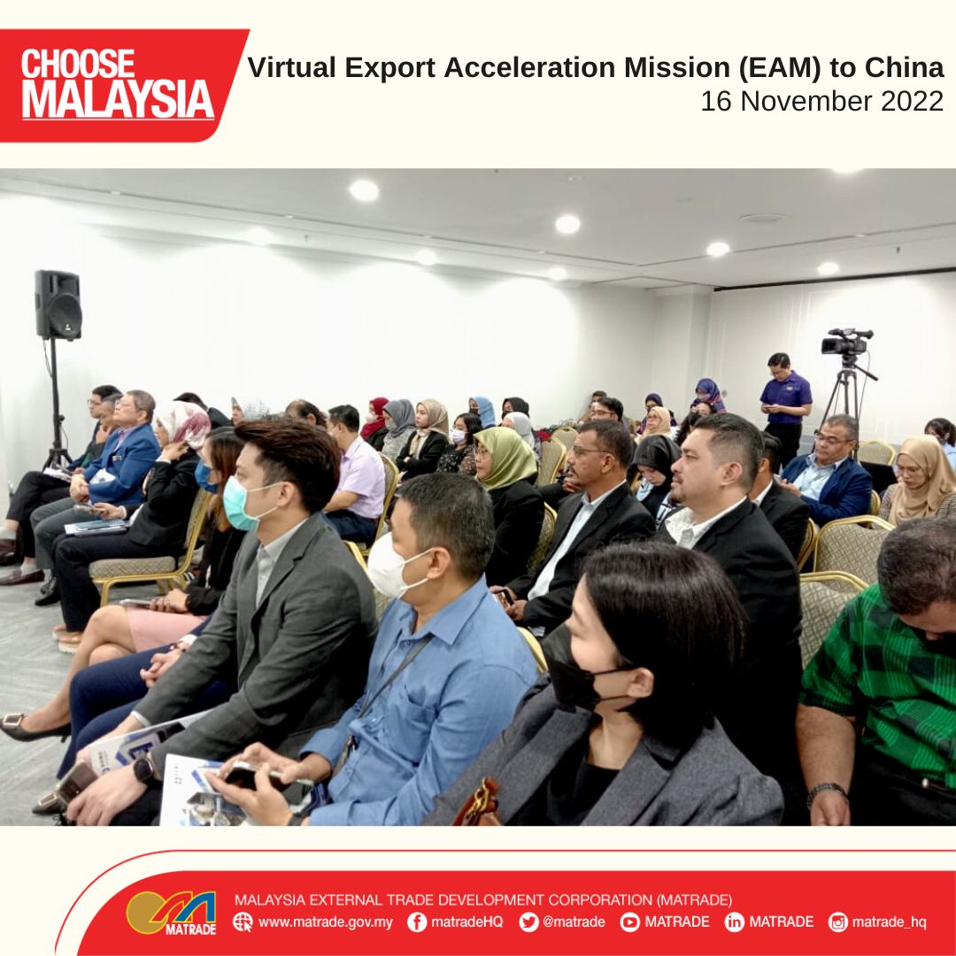 Apart from B2B meetings, participants were also briefed on export-related financing facilities and key information on standards and compliance to facilitate entry into China. The briefing was delivered by Bank of China, EXIM Bank and CAIQ Test.