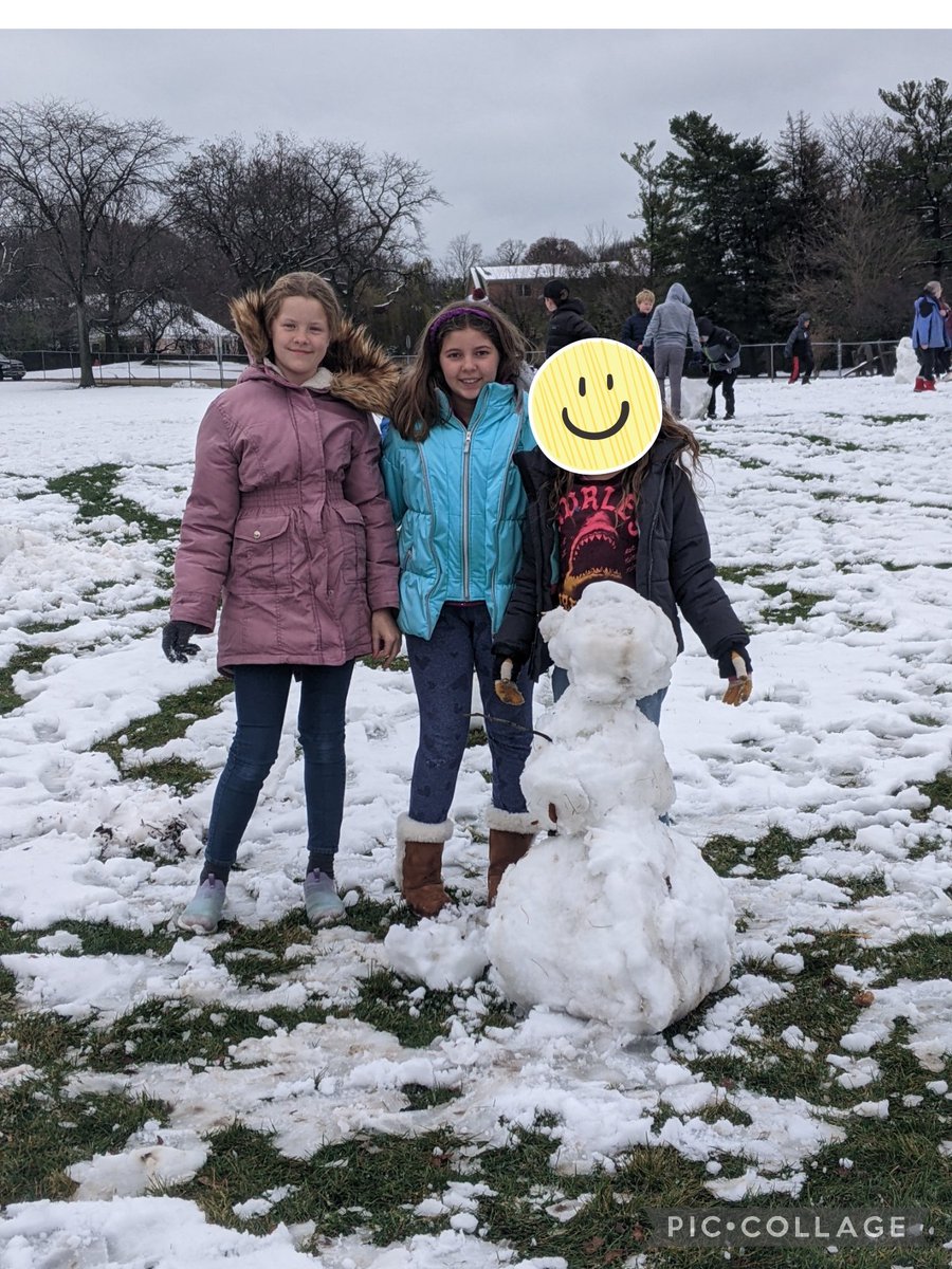 Do you want to build a snowman? First snowfall, y'all! #WeAreDeerPath