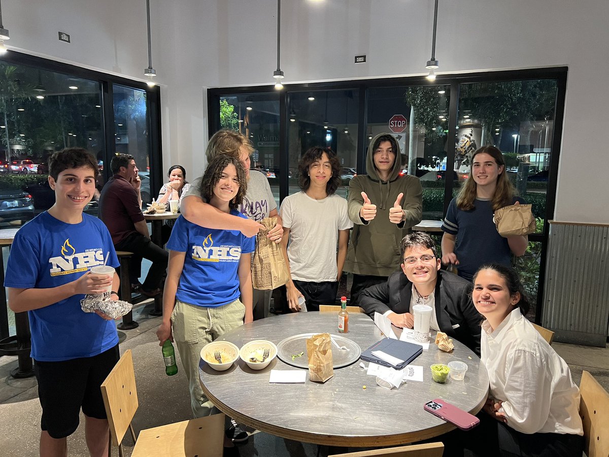 JMMAST_NHS (@jmmast_nhs) on Twitter photo It was a busy night for NHS students <a href="/josemartimast/">Jose Marti MAST 6-12</a> as they attended a Relay for Life meeting and then supported the c/o 2023 at their Chipotle fundraiser. #MAST2223 #underthearmour It was a busy night for NHS students <a href="/josemartimast/">Jose Marti MAST 6-12</a> as they attended a Relay for Life meeting and then supported the c/o 2023 at their Chipotle fundraiser. #MAST2223 #underthearmour