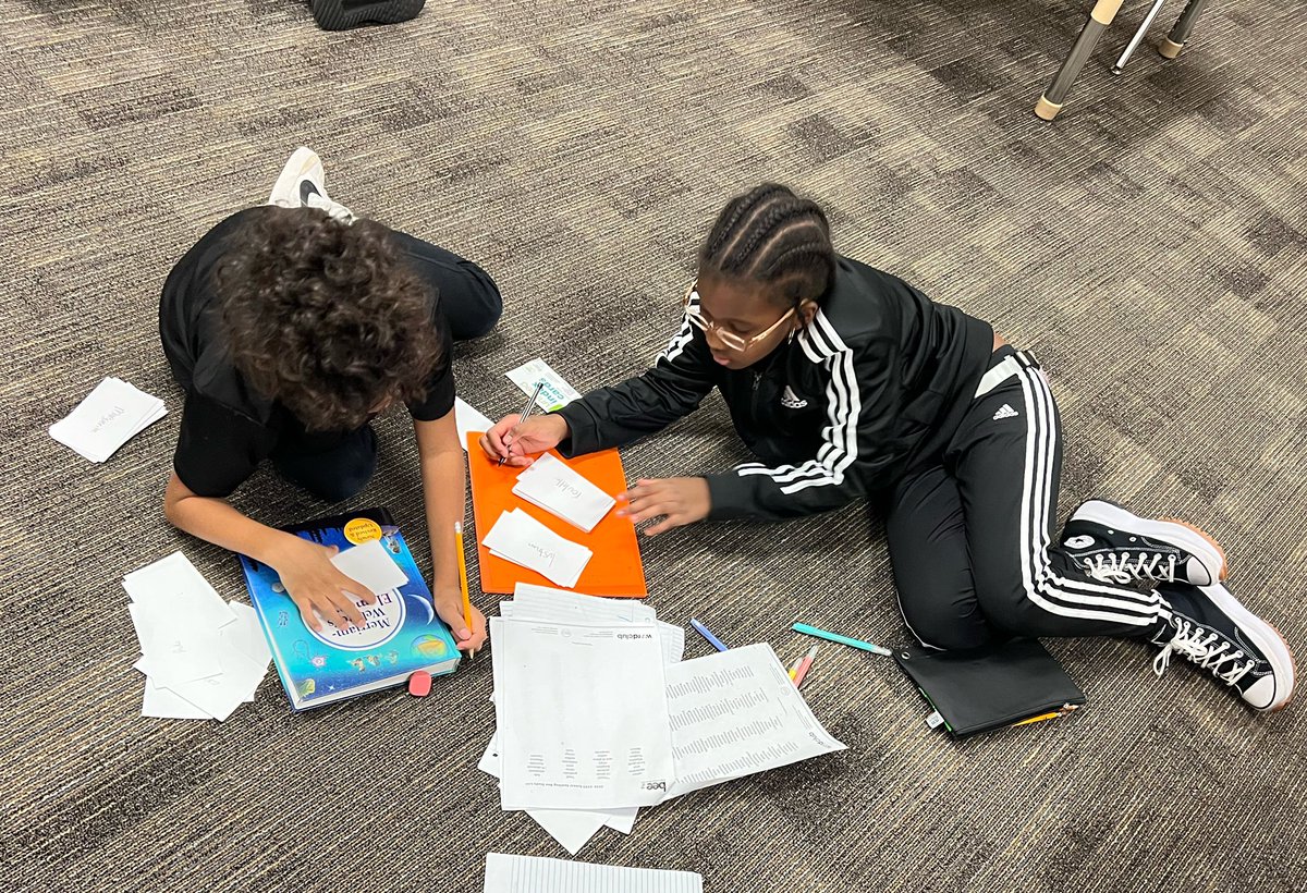 These two third graders will be participating in their first campus spelling bee in two weeks, and they decided to set up a study session together to find new ways to practice. I am loving the enthusiasm and initiative! #LRENoFinishLine