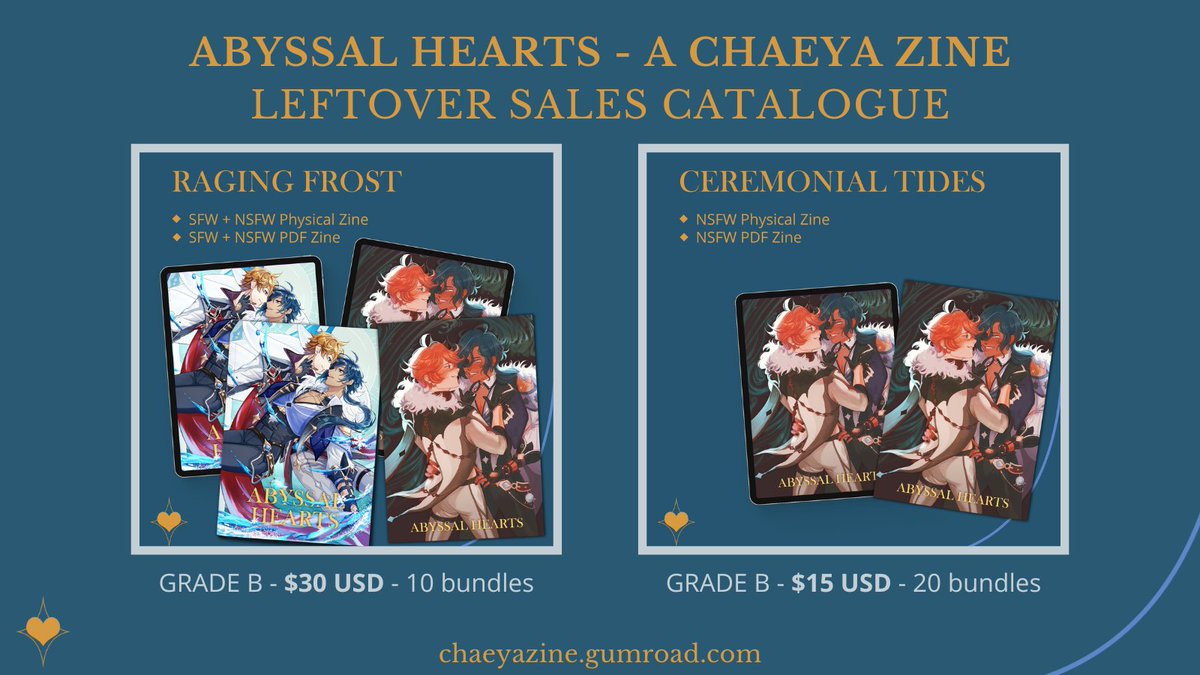 ChaeyaZine's tweet photo. Our full catalogue of physical items! ✨ https://t.co/0rEFeR9omb