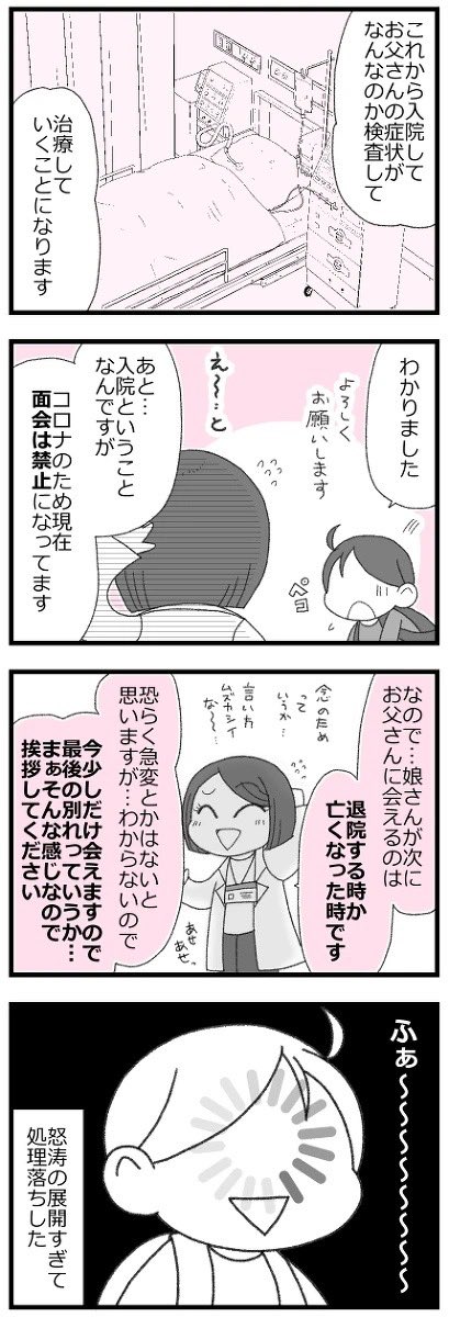 父が緊急入院した時のお話
 #ドクターに言われた衝撃的な言葉 