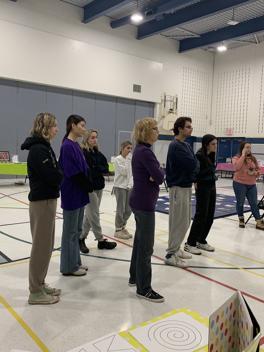 Our volunteers are receiving their instructions for our literacy evening <a href="/OxbowPS/">Oxbow School</a> for kindergarten to grade 3 fun from 6-730 tonight