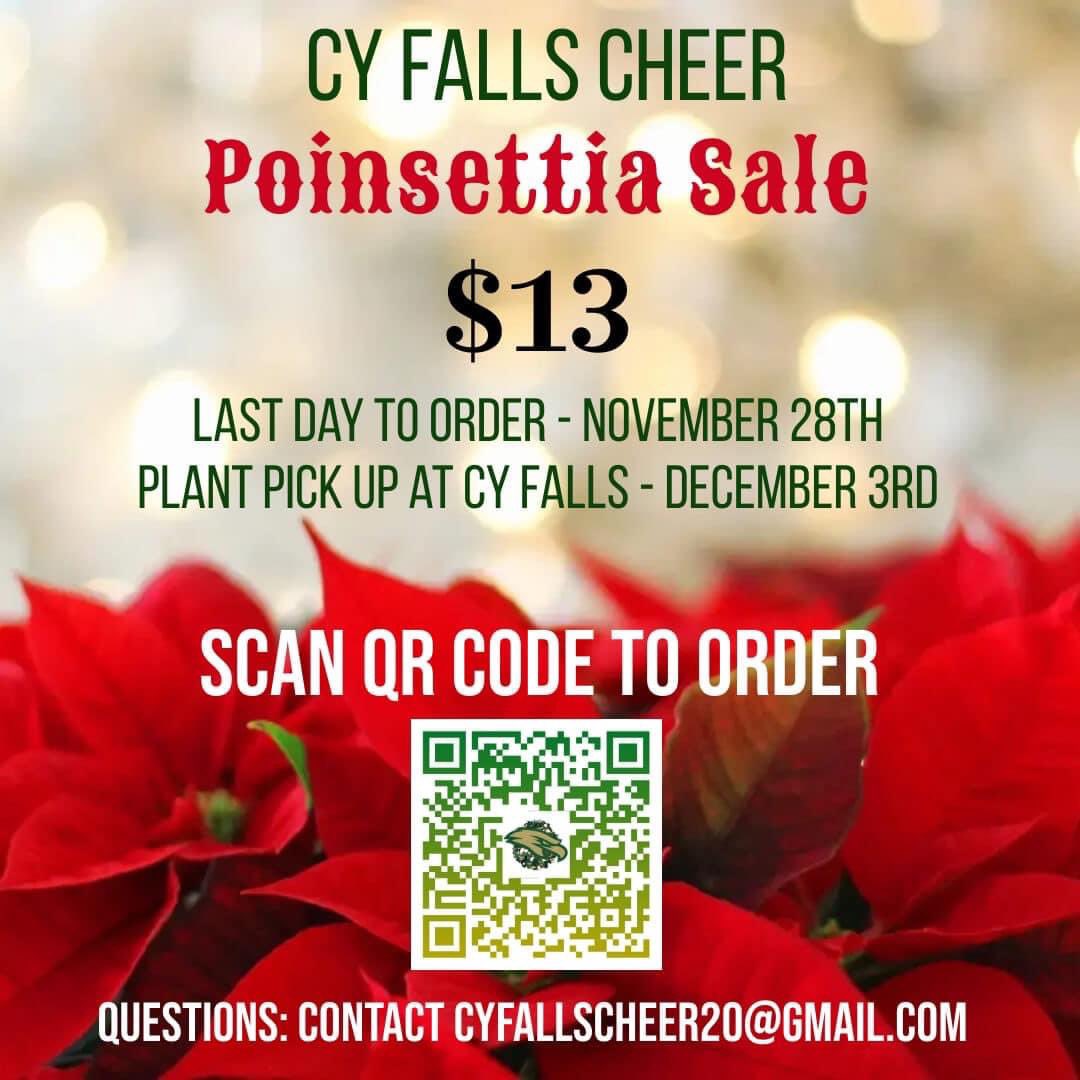 CyFallsCheer's tweet photo. Place your orders now ahead of the holiday rush! #TisTheSeason #FallsLaLaLaLa #DeckTheFalls https://t.co/FxI0n0Q5zW