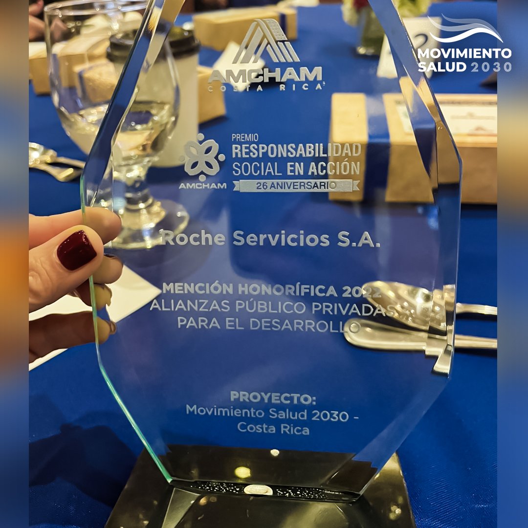 Fund_MovSalud's tweet photo. En Costa Rica, #MovimientoSalud2030 se hizo acreedor de la mención honorífica en la categoría Alianzas Público Privadas para el Desarrollo. Felicitamos al equipo que hizo esto posible @academiaca_cr, @AUGEUCR , Cámara Costarricense de la salud y Cámara Costarricense de la salud. https://t.co/YrPZHUl5ot