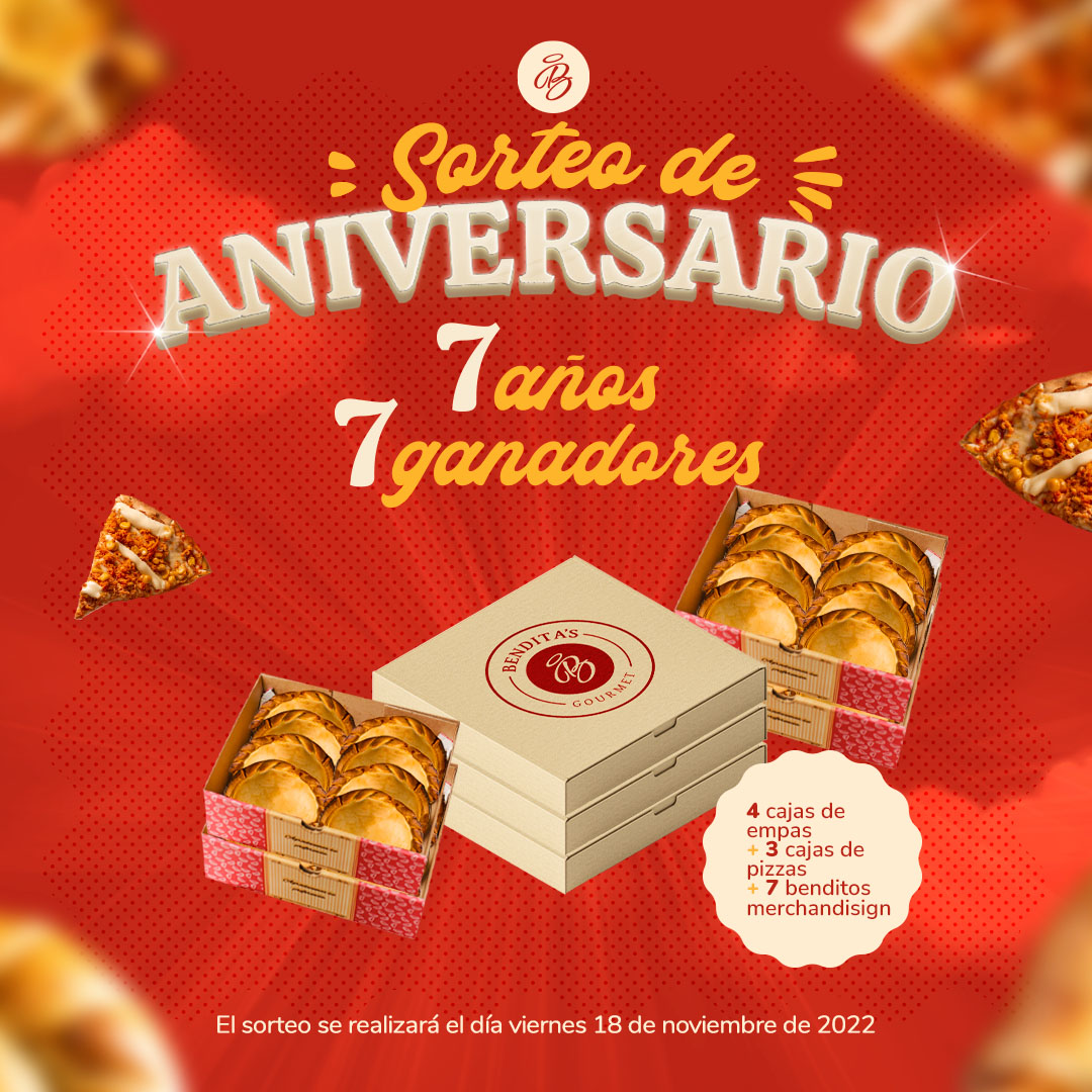 BenditasPy's tweet image. 🤩 SUPER SORTEO POR NUESTRO ANIVERSARIO N° 7 🤩

📲 Para participar tenes que seguir los siguientes pasos:
- Seguirnos 👈
- Déjanos tu like ❤️
- Darle RT 🔃

Sorteo valido vía Instagram, Facebook y Twitter: habrá 7 ganadores repartidos en cada red social 👈