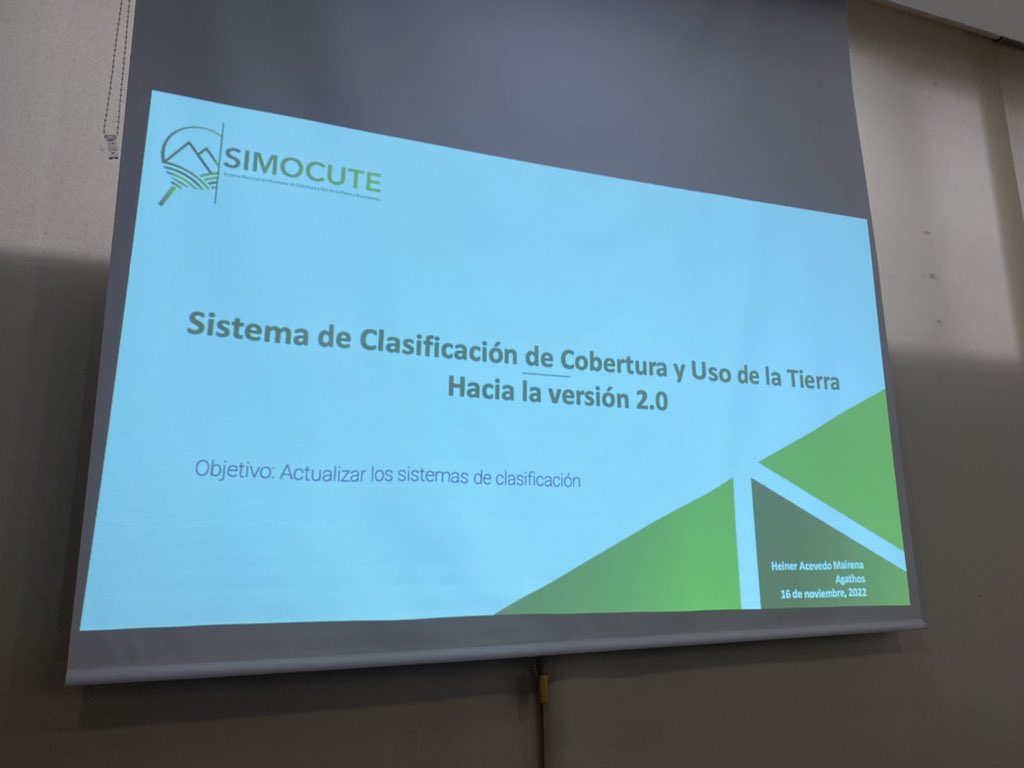 rafaelmongecr's tweet photo. Taller de Actualización del Sistema de Clasificación de Cobertura y Uso de la Tierra del #SIMOCUTE
Esta es una contribución técnica de las instituciones vinculadas con el SIMOCUTE, que promueve la armonización de las actividades de monitoreo que se realizan en #CostaRica 🇨🇷🛰🗺📍 https://t.co/GVT7qE7UGE