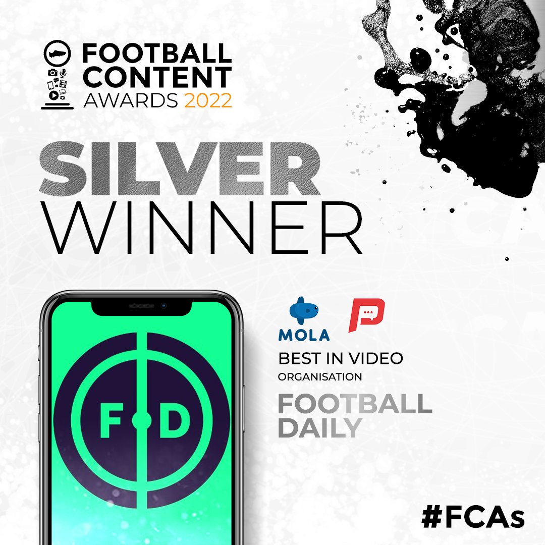 The_FCAs's tweet photo. ๐ฅโฝ๏ธ The @PRLYSports #BestInVideo (organisation) silver award goes to...
@footballdaily
๐๐ผ
#FCAs22 https://t.co/Yx7Pe4yYWM