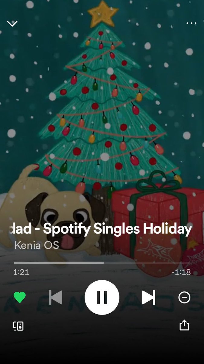 01_espe's tweet photo. @SpotifyMexico @keniaos Ame 😻😻😻😻🎄🎄🎄 https://t.co/CBT1EJ1gaz