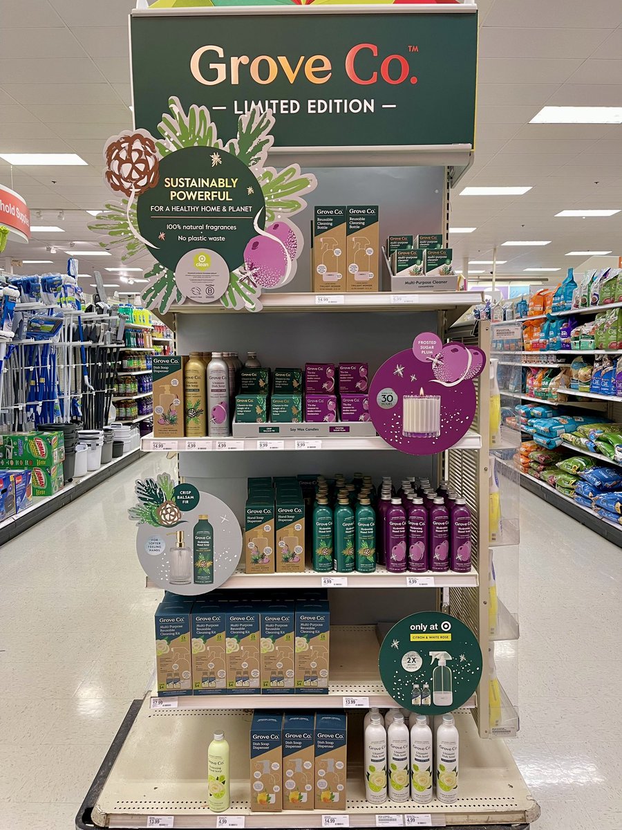MaySandlin11's tweet photo. Now this is one of the best examples of the differences ISM can make in overall presentation and impact for our guest 💥🌲✨ #target #visualmerchandiser #signingday #groveco https://t.co/UZIv1ndX9X