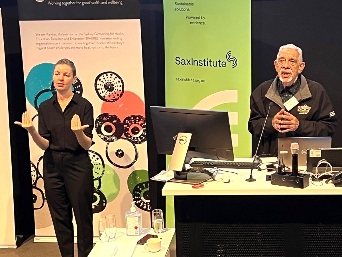 Starting off with a Welcome to Country from Uncle Allen Maddon we are ready for a morning of learning and networking at the #SydneyShowcase22 at <a href="/Sydney_Uni/">University of Sydney</a>, as part of the <a href="/nhmrc/">NHMRC</a> Symposium.
