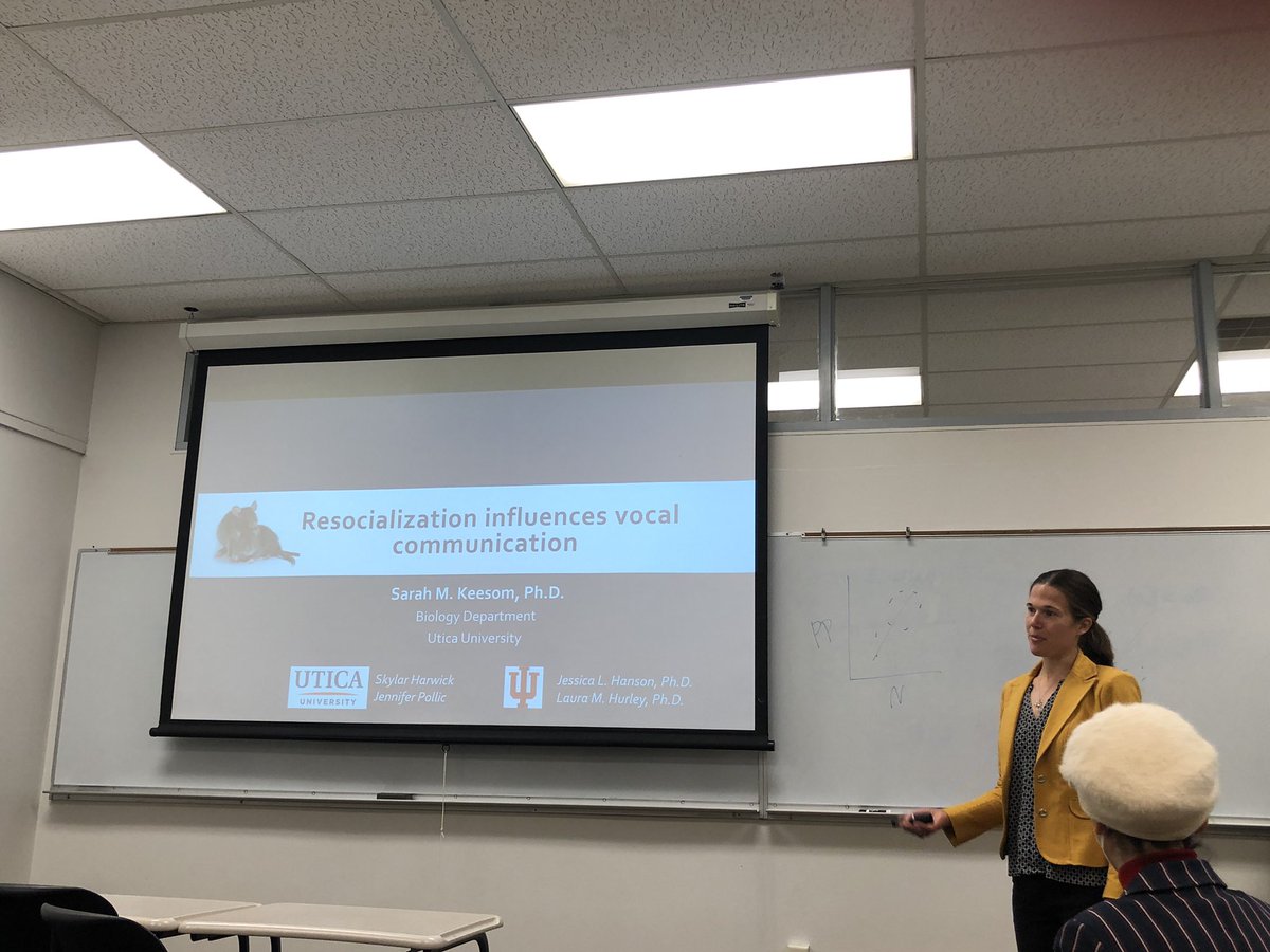 A set of fantastic talks by our Biology Department faculty at <a href="/uticauniversity/">Utica University</a> Faculty Research Day! <a href="/tprovost63/">Terri Provost</a> <a href="/SarahKeesom/">Dr. Sarah M. Keesom</a> @scientificjules <a href="/Hashemian3/">Hashemian</a> and Brandee Rockefeller