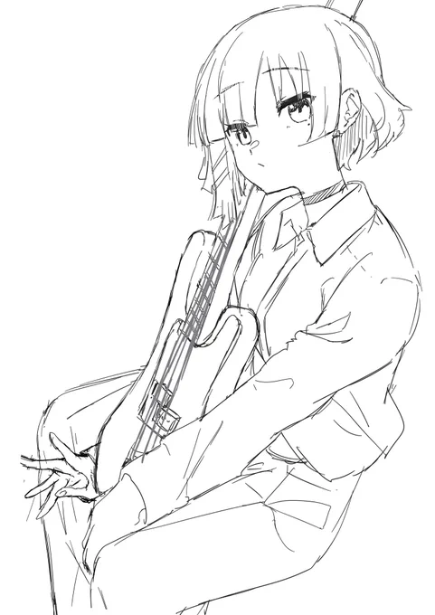ぼっちザ・ロック来てるよね!
ぼくはリョウ先輩が好きなのでちまちまと描いてます!! 