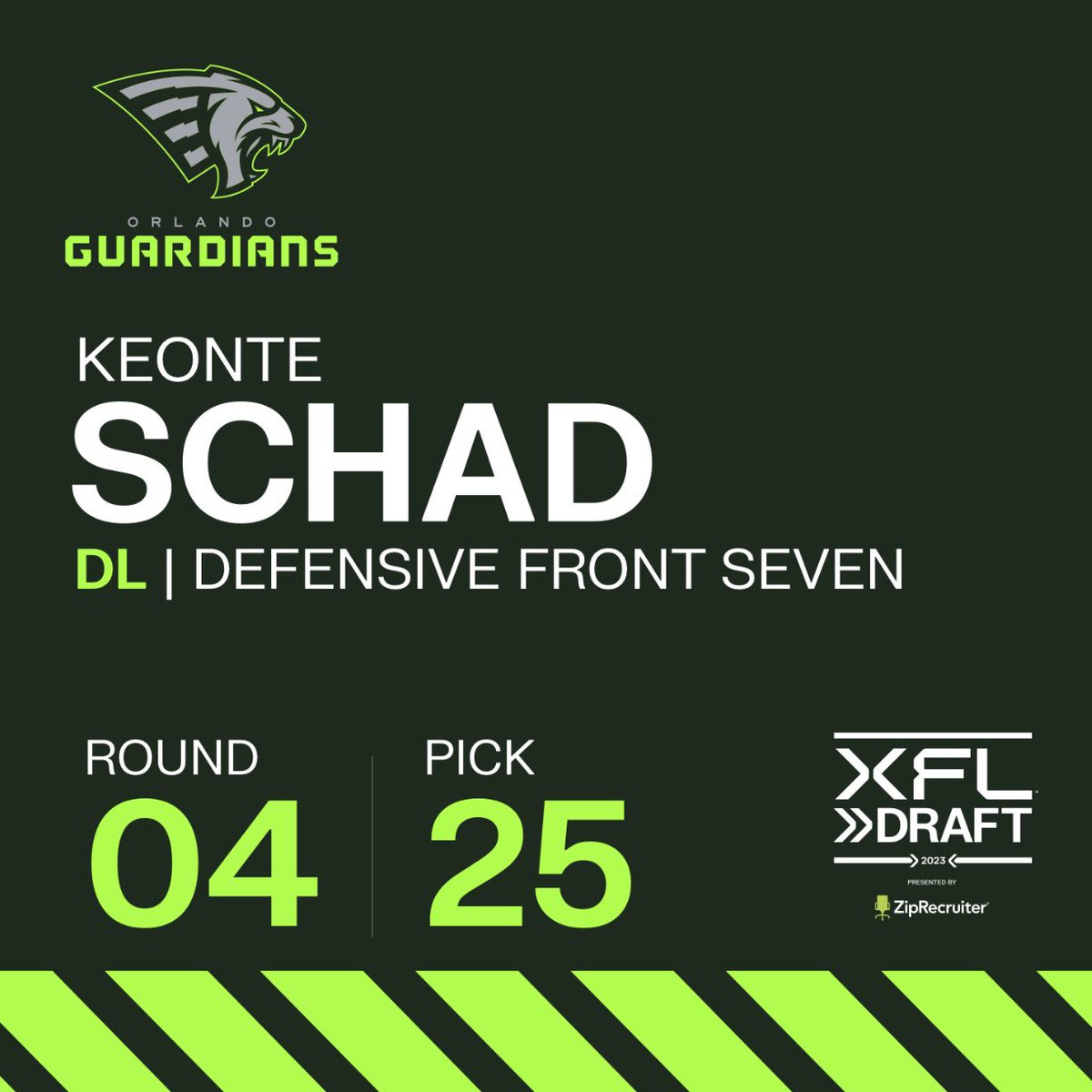Welcome to the Orlando Guardians, Keonte!