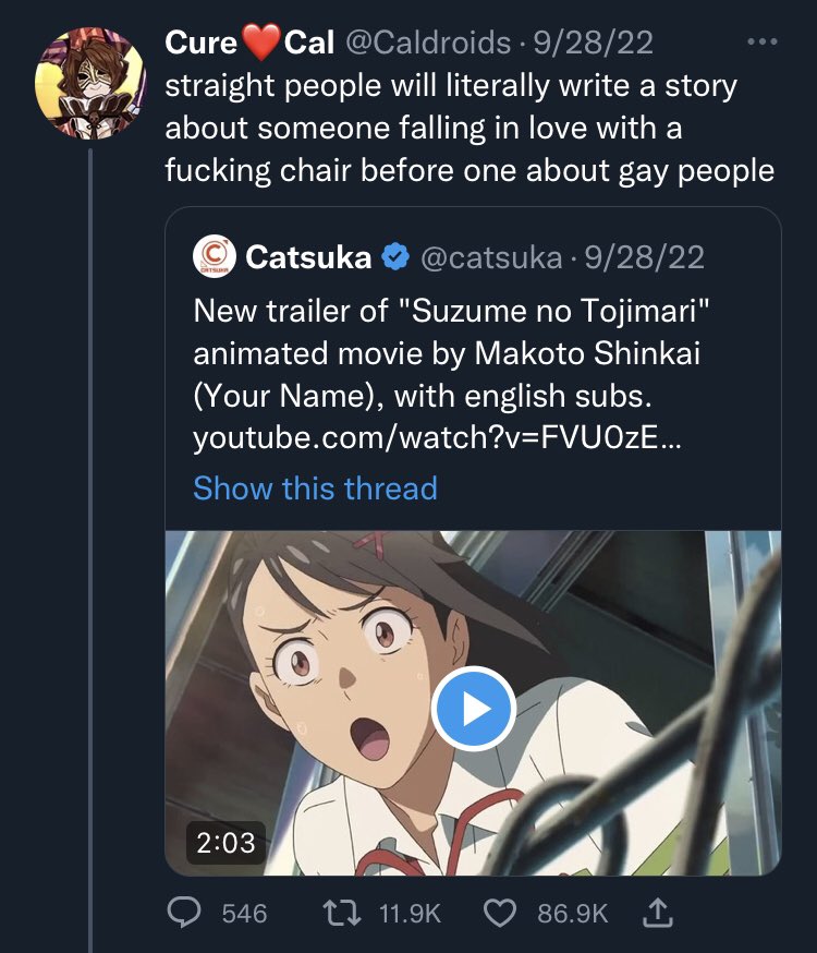 Caldroids's tweet photo. everyone who told me to kms and called me slurs over this tweet owes me money right now https://t.co/57iqBBG4RH
