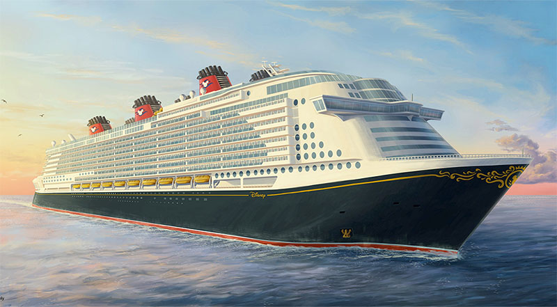 .<a href="/DisneyCruise/">Disney Cruise Line</a> has officially announced the purchase of the unfinished #GlobalDream, and will rename and complete the ship, before beginning sailings in 2025. It has not been announced where she will sail from, besides that it will be outside the US. The ship will have 6 funnels.