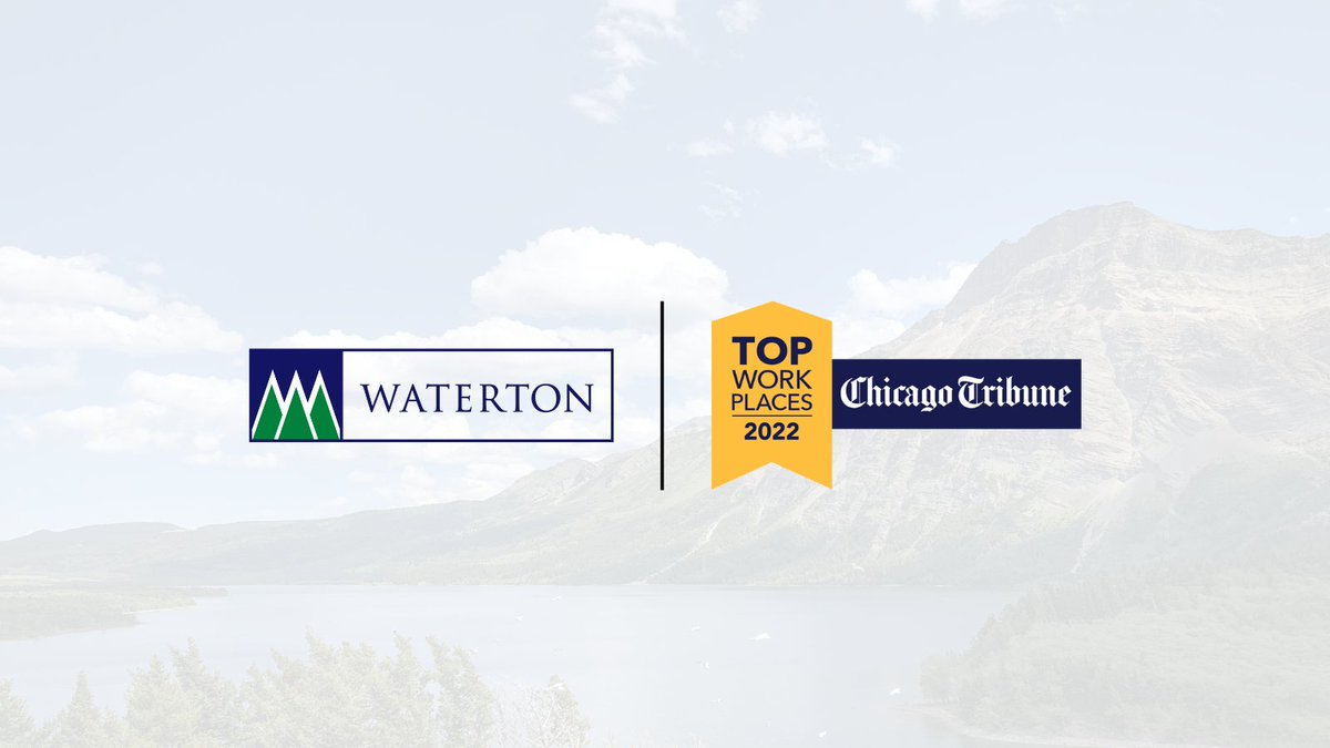 We are thrilled to share our most recent recognition from @TheChicagoTribune as a ’Top Place to Work in Chicago for 2022’. Thank You to our associates across the nation for your support as we continue to make Waterton a #TopPlaceToWork.