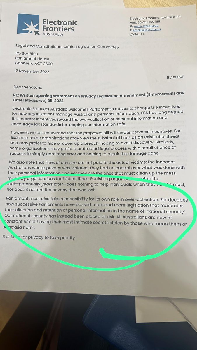 This is it in a nutshell - Parliament has required ever more data collection often under the guise of 'national security' and been reckless as to the consequences this would have on people's privacy
