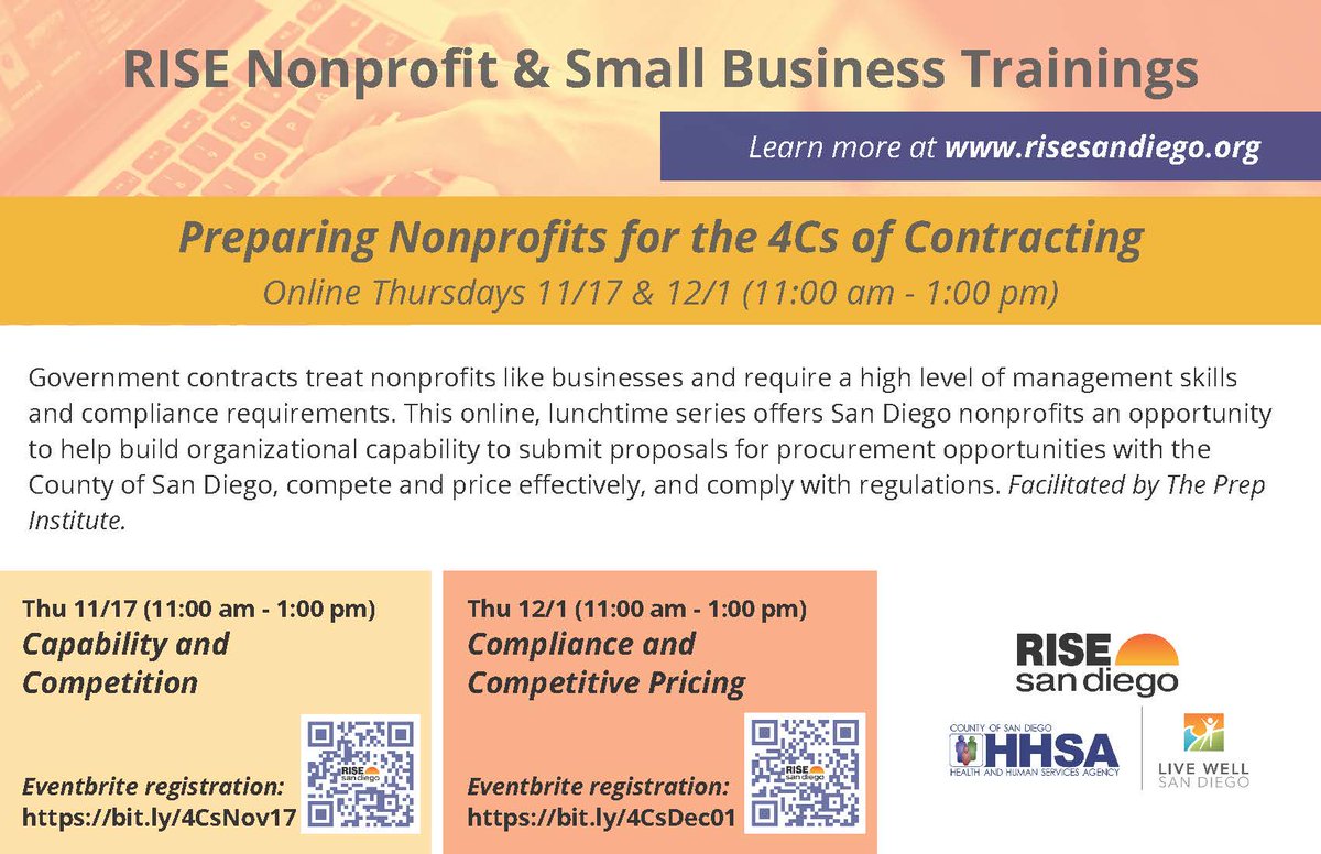 Join <a href="/RiseSanDiego/">RISE San Diego</a> tomorrow for a FREE workshop on Capability and Completion! Learn more and register here: eventbrite.com/e/preparing-no…