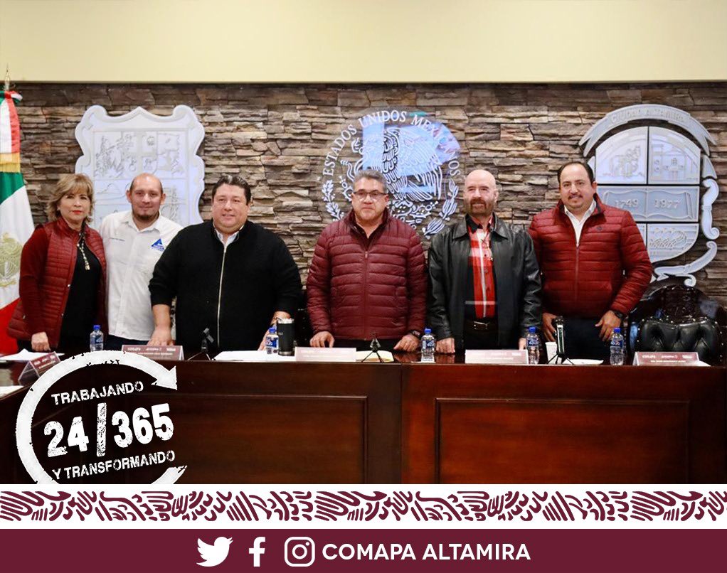 En la Vigésima Sexta Reunión Extraordinaria del Consejo de Administración de COMAPA Altamira, se llevó a cabo la reconstitución de este Consejo en cumplimiento a lo dispuesto por el artículo 28 de la Ley de Aguas del Estado de Tamaulipas.

#ComapaAltamira #SomosDiferentes