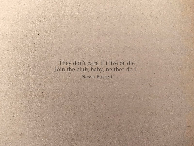 fuckmarrykill - nessa barrett