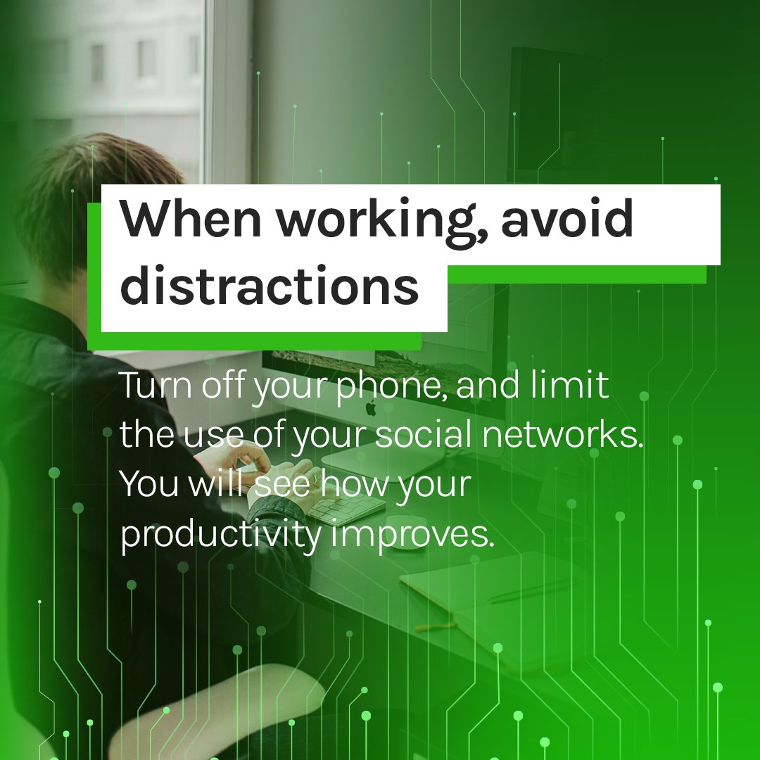bondexapp's tweet photo. Productive tips when working remotely! 🌎

Working from home 💻 will always be a great option; however, you must have good habits to be more productive and happy when you work. 😁

Would you add any other recommendations?🤔 https://t.co/0EBiBIbpTh