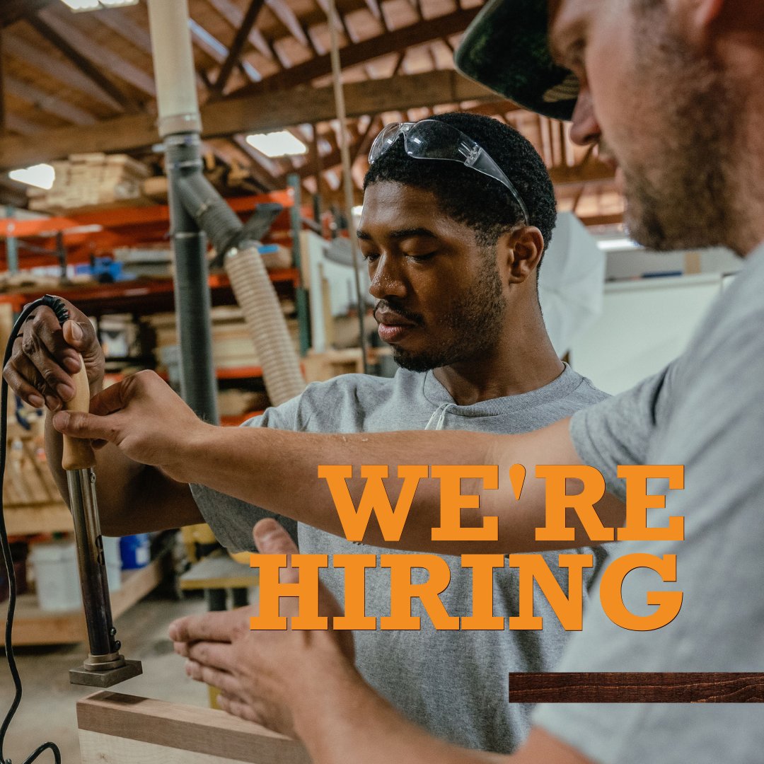 Revolution Workshop (@revolutionwork1) on Twitter photo WE'RE HIRING 🛠〰️ Revolution Workshop's hunting for a Woodworking Instructor and a Financial Capabilities Coordinator. Know a rockstar who is passionate about social justice? Send 'em our way! 🔎 RevolutionWorkshop.org/careers
🧡🤎 <a href="/BuiltInChicago/">Built In Chicago</a> #Careers #Nonprofit #Construction WE'RE HIRING 🛠〰️ Revolution Workshop's hunting for a Woodworking Instructor and a Financial Capabilities Coordinator. Know a rockstar who is passionate about social justice? Send 'em our way! 🔎 RevolutionWorkshop.org/careers
🧡🤎 <a href="/BuiltInChicago/">Built In Chicago</a> #Careers #Nonprofit #Construction