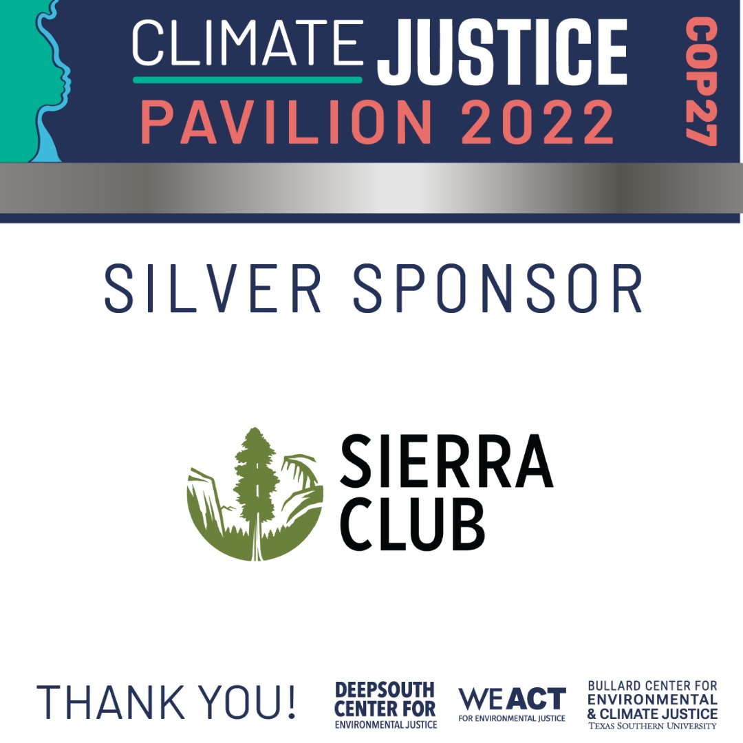 DSCEJ's tweet photo. Because of generous donors like the @SierraClub, we are able to convene with #environmentaljustice advocates from the Global South at #COP27. Thank you!
#CJPavilionCOP27 #TheBullardCenter #DSCEJ #WEACT #climatejustice https://t.co/0jpHlwibaB