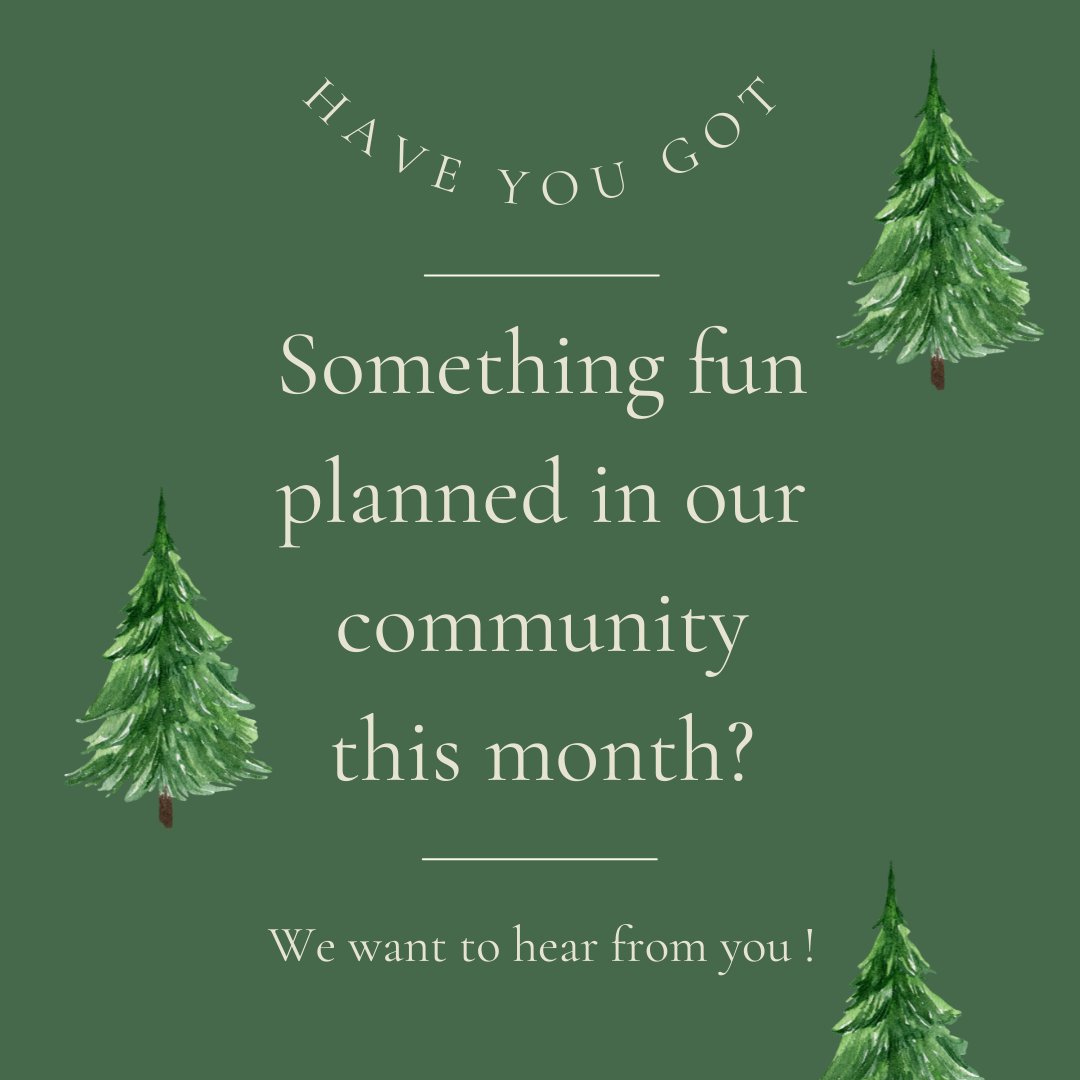 We are about to put together our final Enews of the year and we want to hear from you!
Please get in touch via the link below to make a submission ❤️

mailchi.mp/8aca0328d319/d…