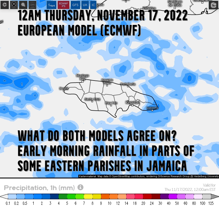 Weather Jamaica on Twitter "The ECMWF and GFS models are