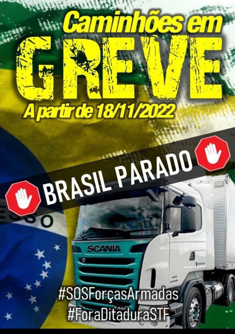 adilsonesp's tweet photo. A luta não pode parar vamos ficar na rua ate as Forças Armadas dar uma solução 🆘 SOS https://t.co/pb2pE0TMPb