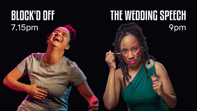 BlockdOffPlay's tweet image. Only 3 shows left!! You don't want to miss Camila Segal's critically acclaimed performance in Block'd Off at @CamdenPT

"Bold, dynamic &amp;amp; unmissable" ★★★★★ - @NorthWestEnd

2 shows for £16 if you see The Wedding Speech (★★★★) on the same night! cptheatre.co.uk/festivals/autu…