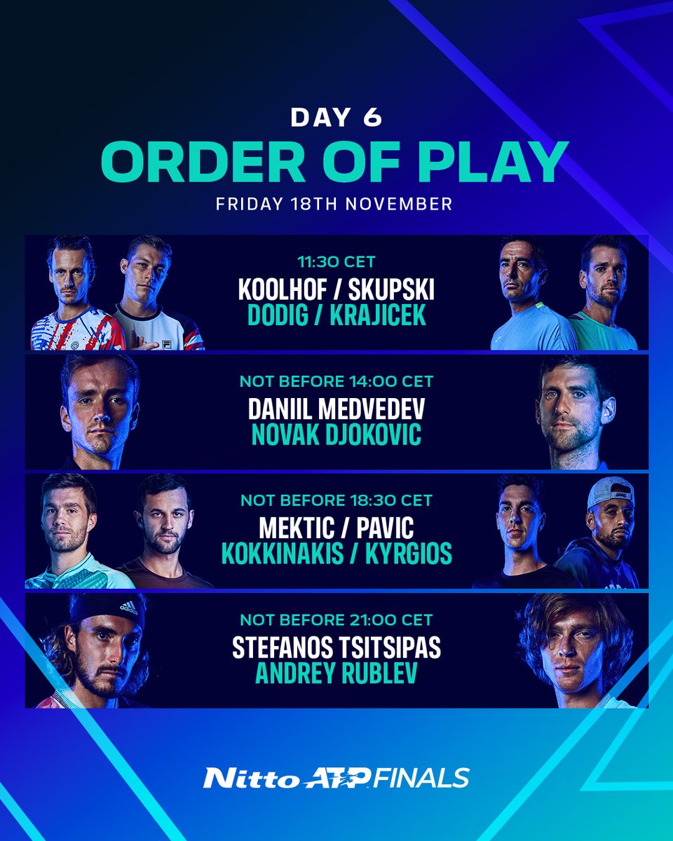 atptour's tweet photo. Friday Fun 😮

#NittoATPFinals https://t.co/OlFZeQIzL1